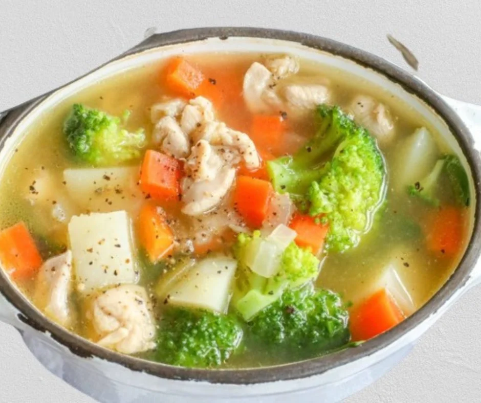 Broccoli Carrot Chicken Soup