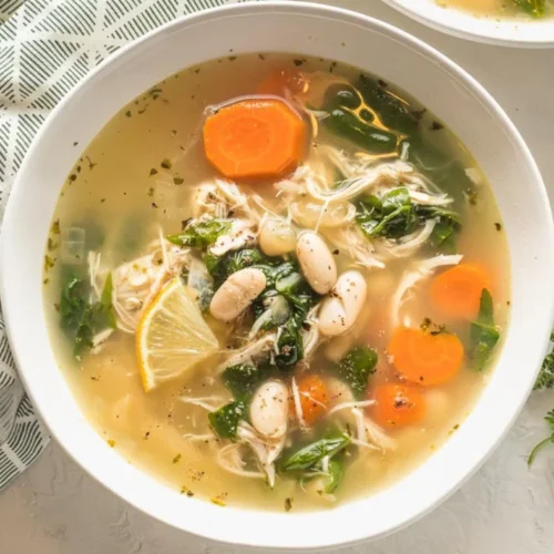 Chicken Soup With Arugula