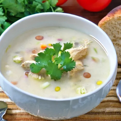 Creamy Chicken Cauliflower Soup