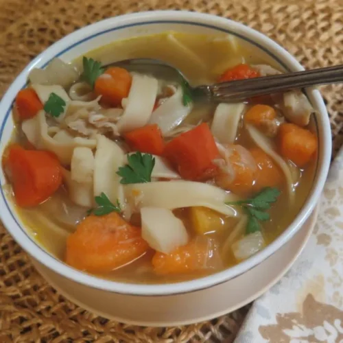 Cuban Style Chicken Noodle Soup