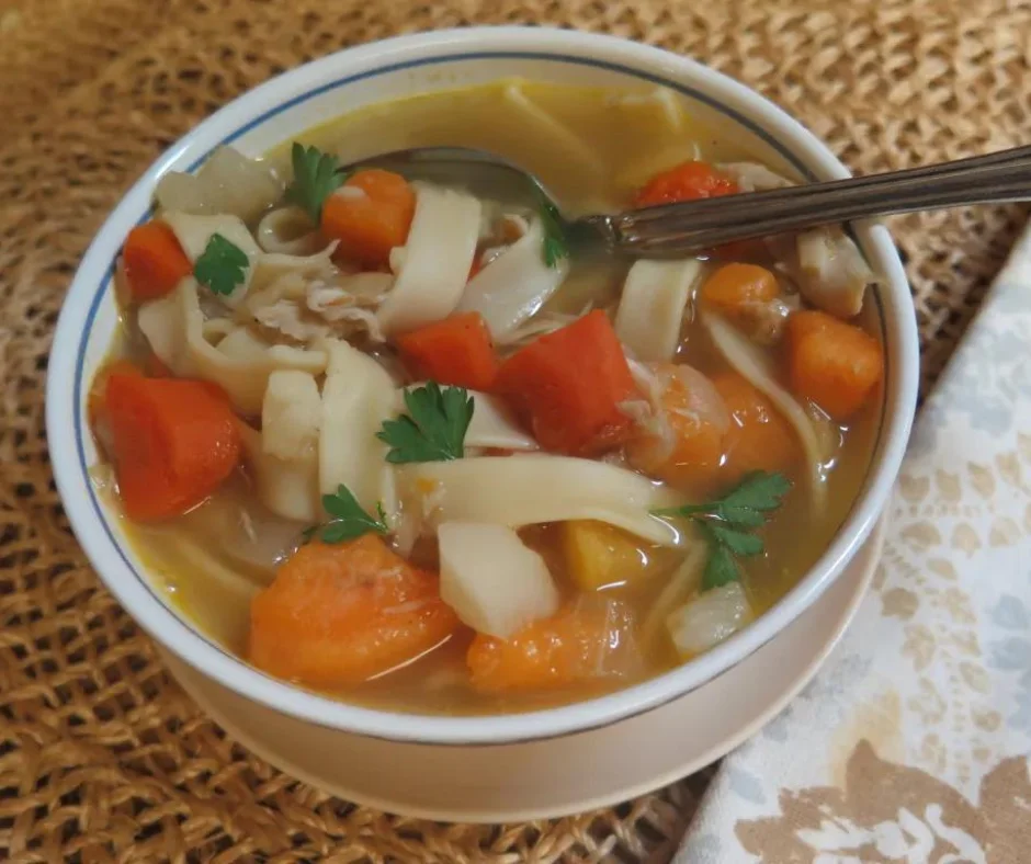 Cuban Style Chicken Noodle Soup