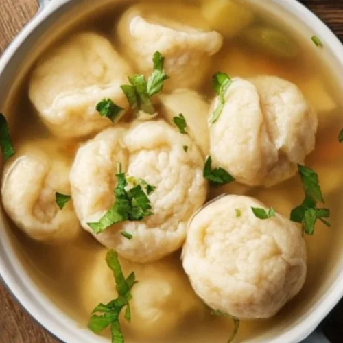 German Chicken Dumpling Soup