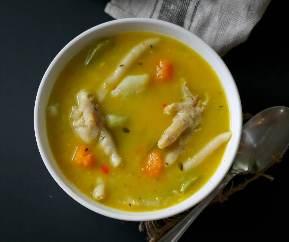 Jamaican Chicken Foot Soup Recipe