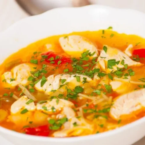 Jamaican Pumpkin Soup With Chicken