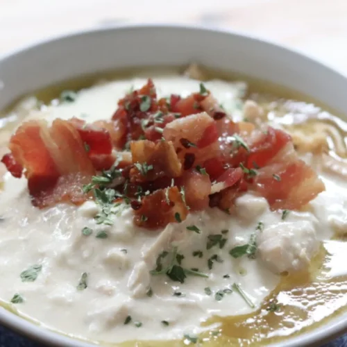 Keto Chicken Bacon Ranch Soup