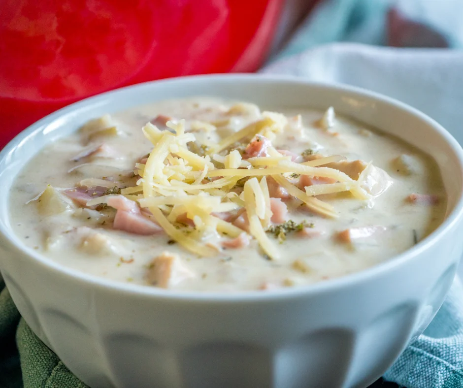 Keto Chicken Cordon Bleu Soup