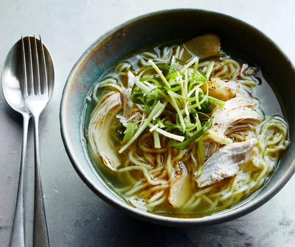 jerk chicken noodle soup