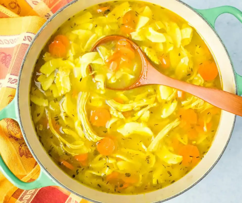 Lemon Turmeric Chicken Soup