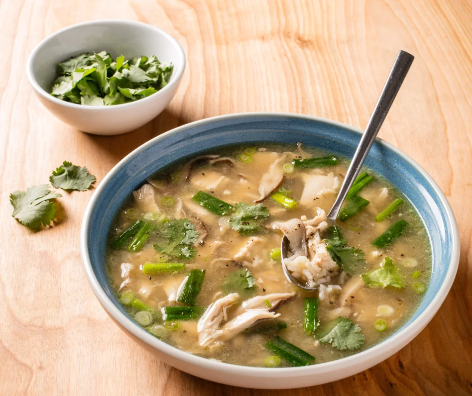 Miso Ginger Chicken Soup