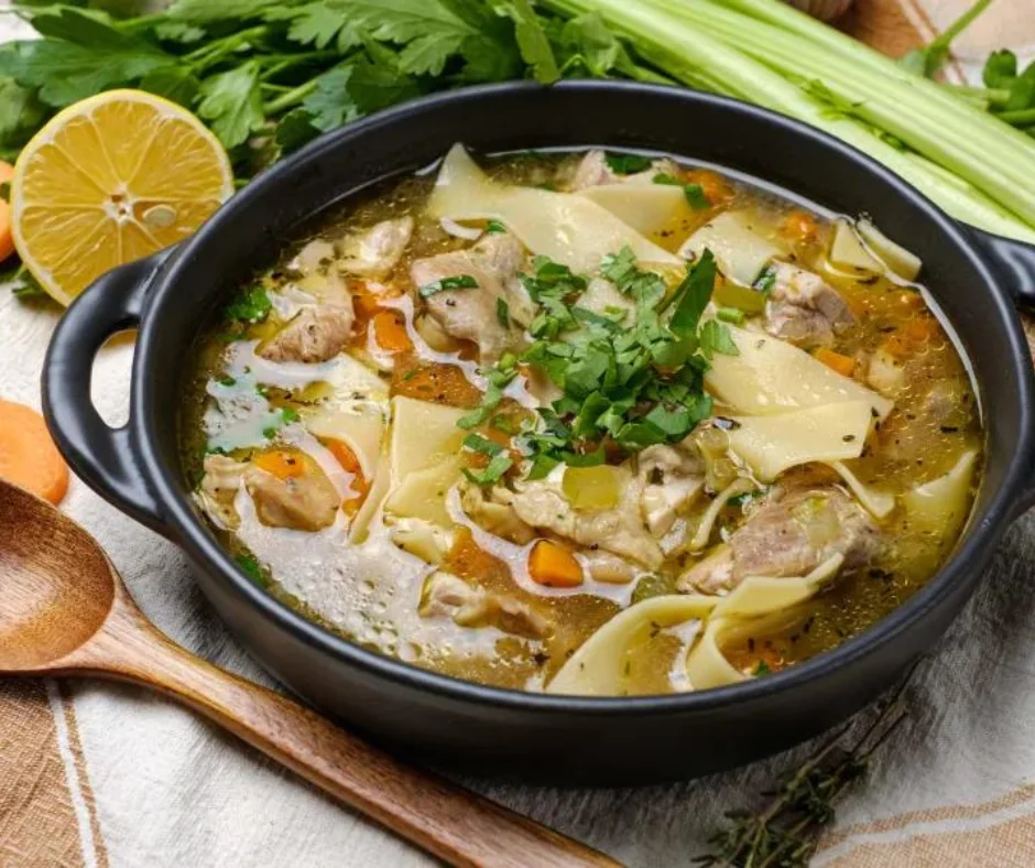 Mississippi Chicken Noodle Soup