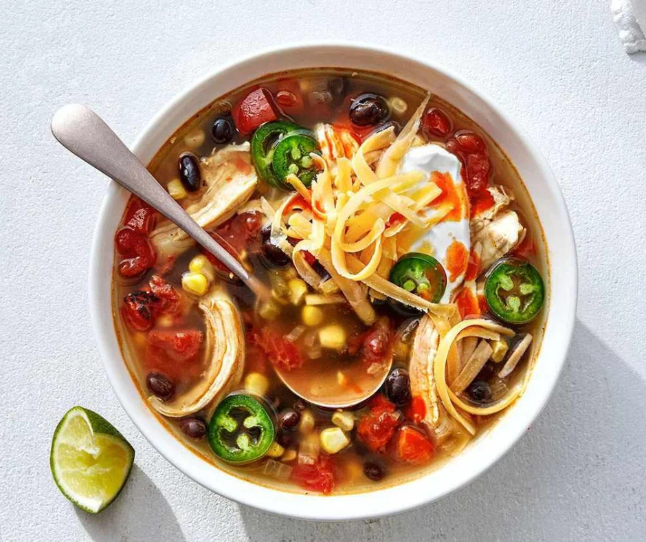 Optavia Chicken Taco Soup