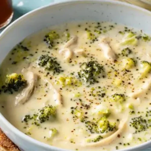 Broccoli Chicken Cheese Soup Recipe