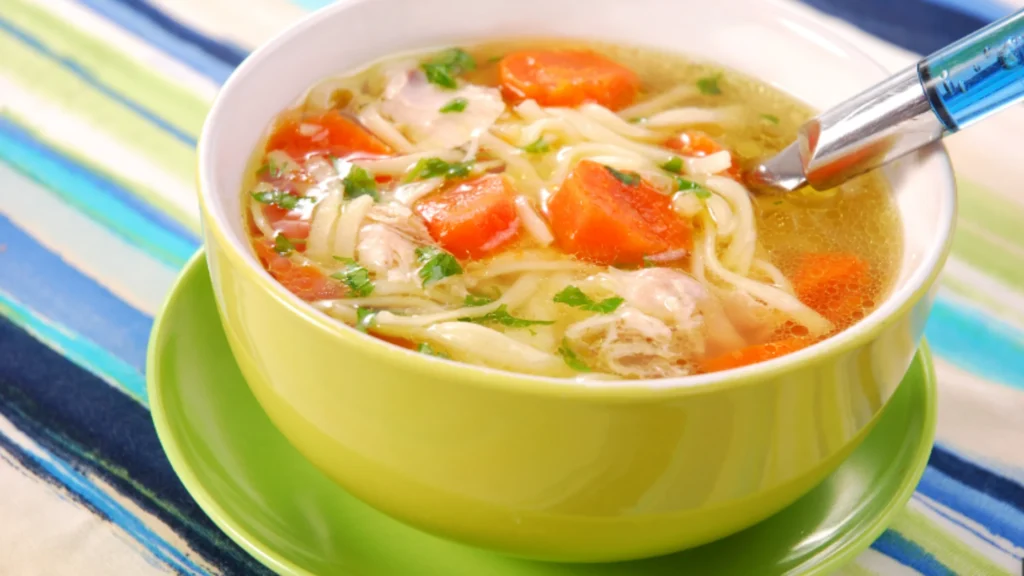 Romanian Chicken Noodle Soup