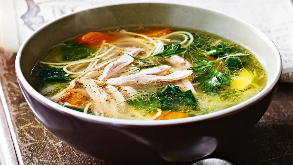 Sesame Ginger Chicken Noodle Soup