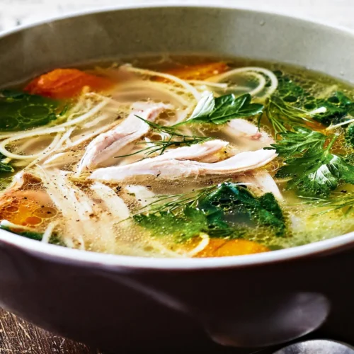 Sesame Ginger Chicken Noodle Soup