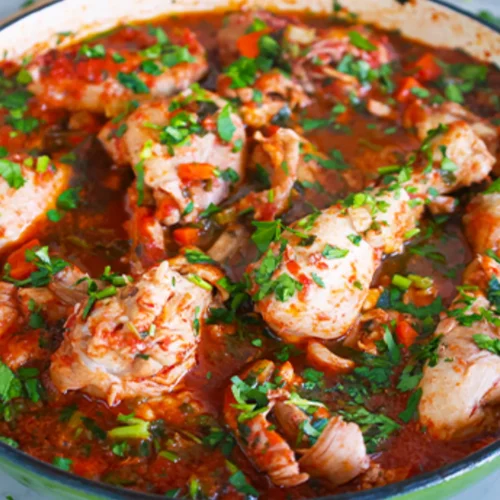 Creamy Chicken Cacciatore Soup