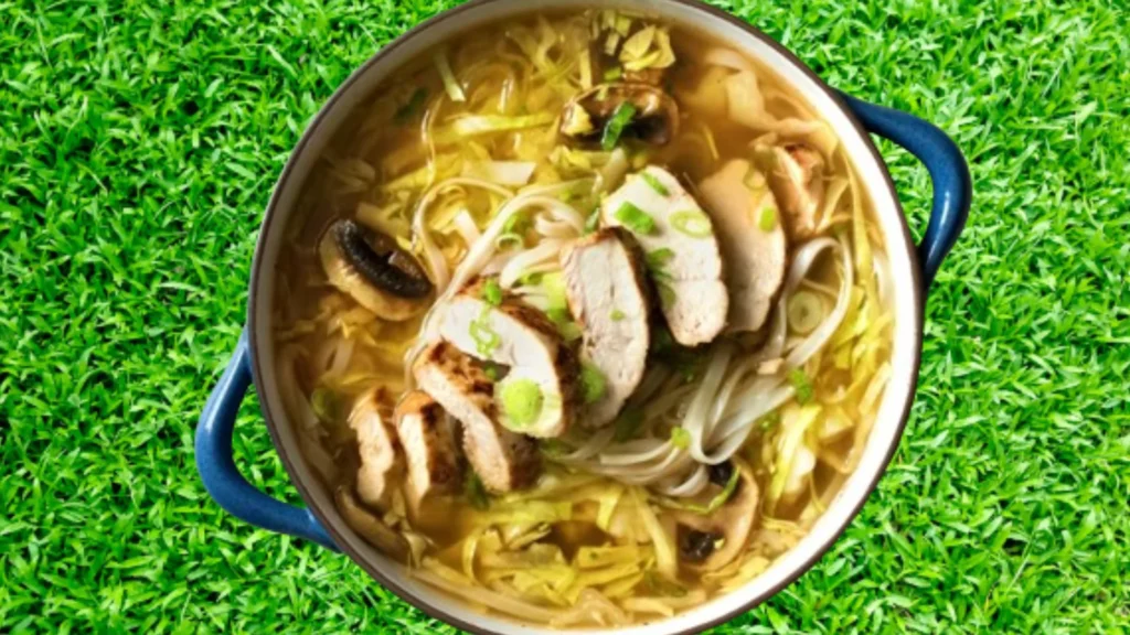 Fried Chicken Noodle Soup