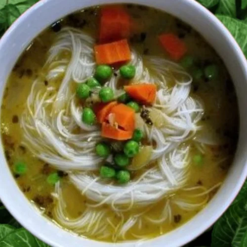 Vegan Chicken Soup With Rice