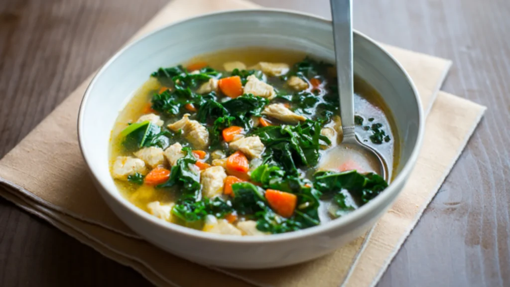 Chicken Kale And Sweet Potato Soup