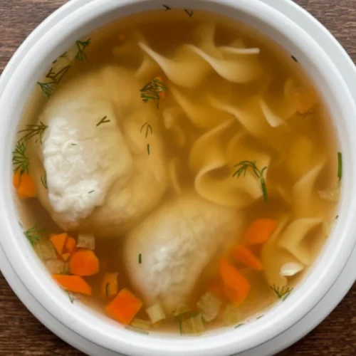 Chicken Kreplach Soup