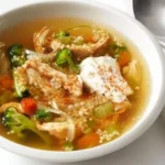 Chicken Lemon Quinoa Soup