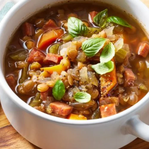 Curried Chicken And Lentil Soup