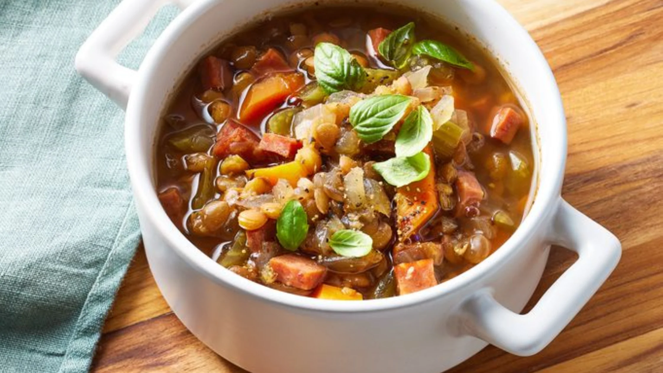 Curried Chicken And Lentil Soup