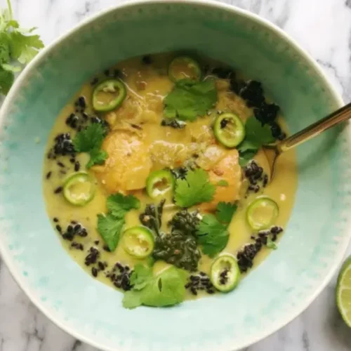 Gingery Coconut Chicken Soup