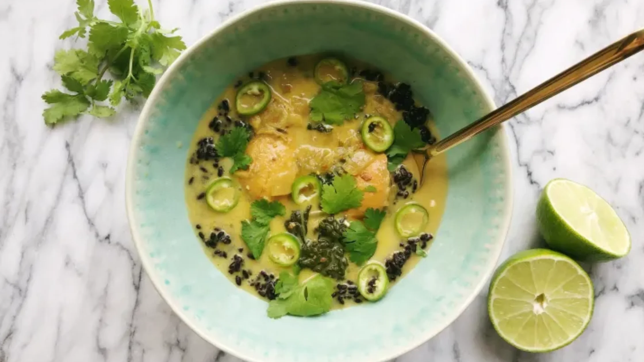 Gingery Coconut Chicken Soup