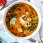 Golden Tumeric Coconut Chicken Noodle Soup