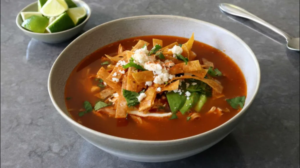 Mexican Chicken Tortellini Soup