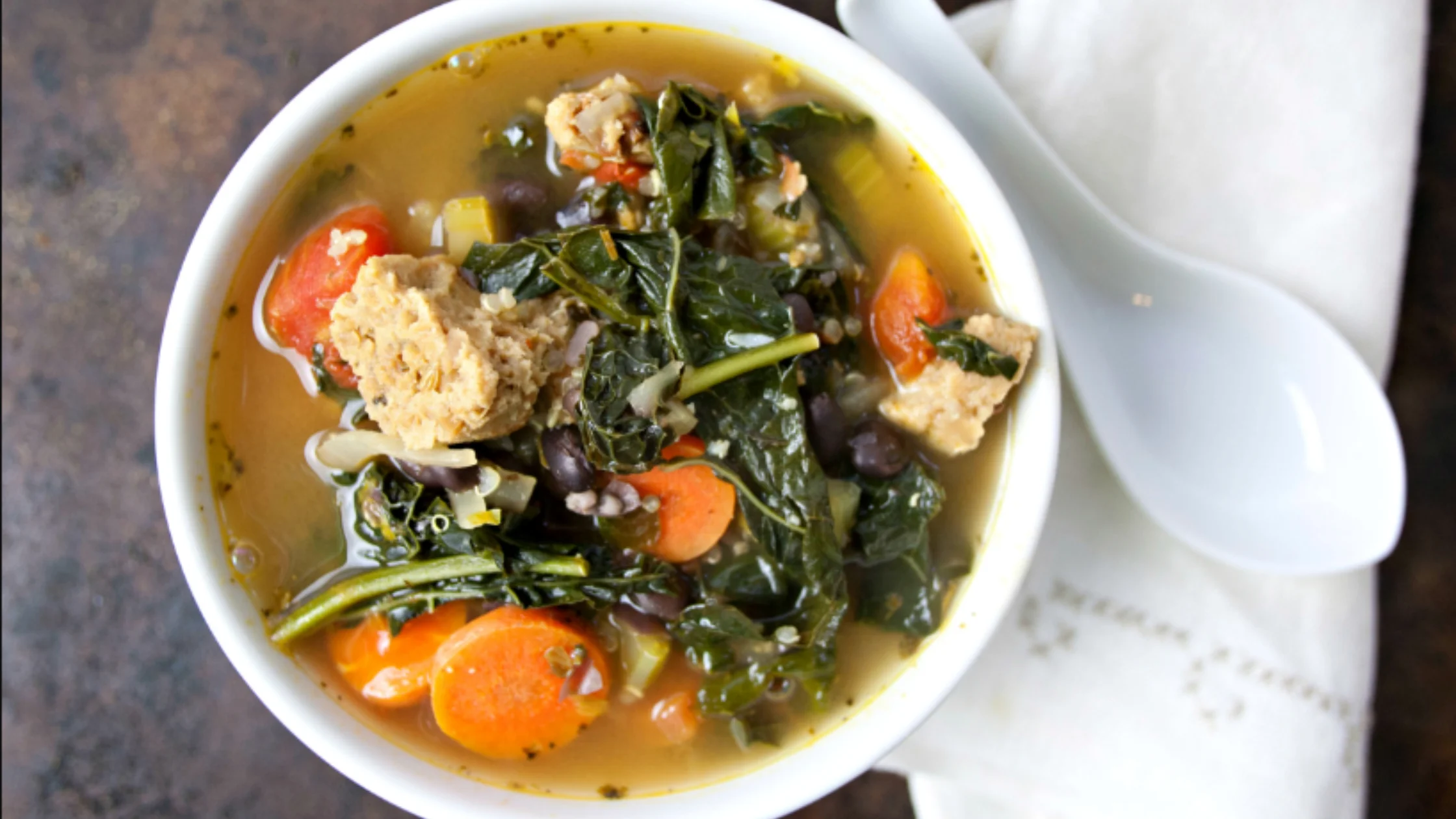 Quinoa Kale Chicken Soup