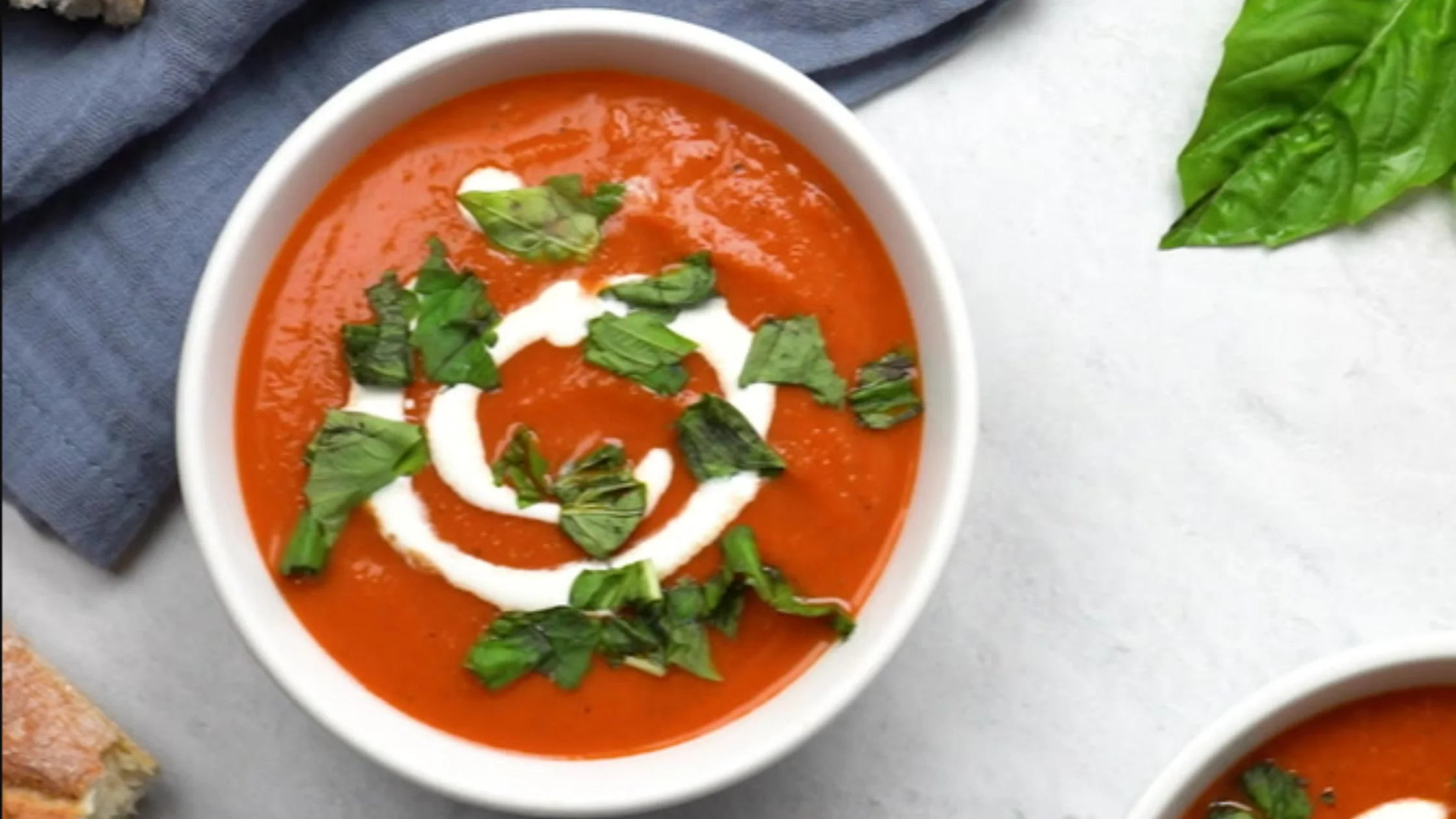 Roasted Red Pepper And Chicken Soup