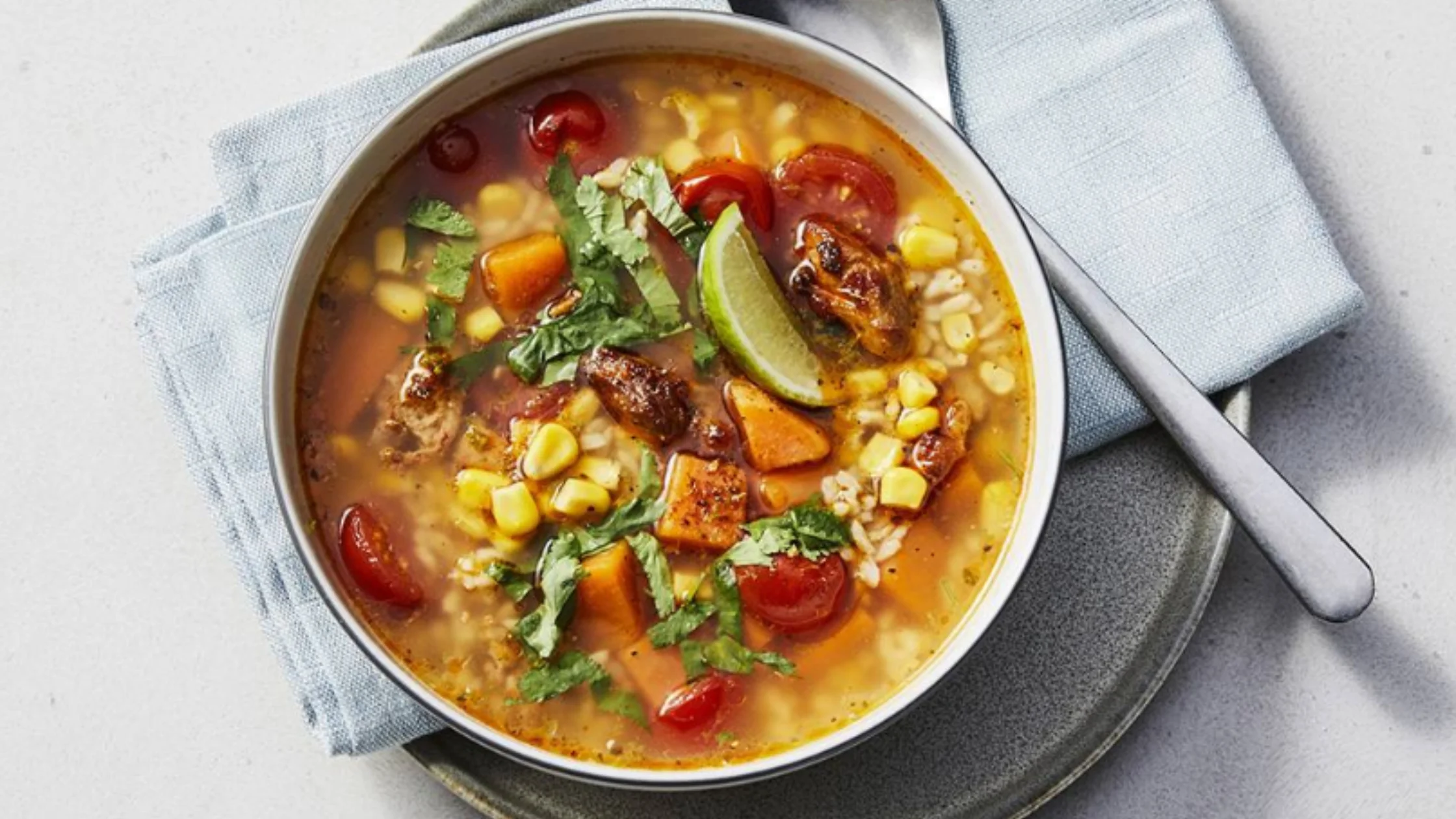 Rotisserie Chicken Soup With Potatoes