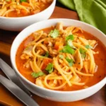 Caribbean Chicken Noodle Soup