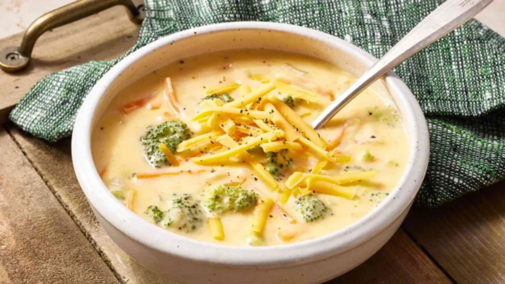 Cheddar Chicken Broccoli Soup