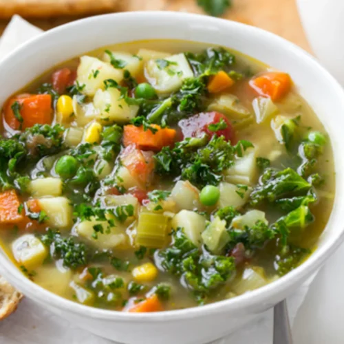 Smoked Turkey Vegetable Soup