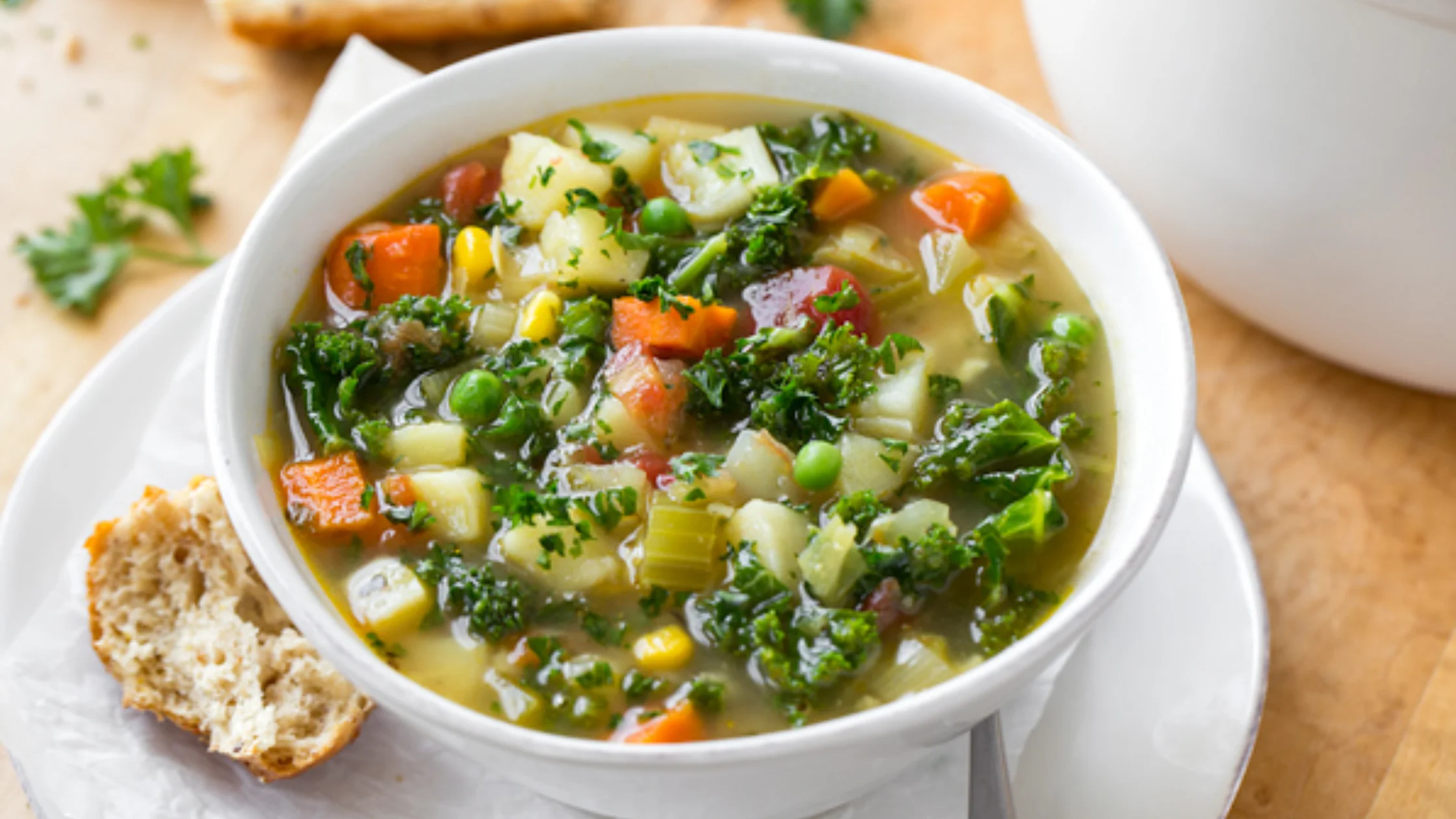 Smoked Turkey Vegetable Soup