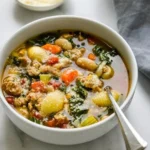 Chicken Sausage And Vegetable Soup