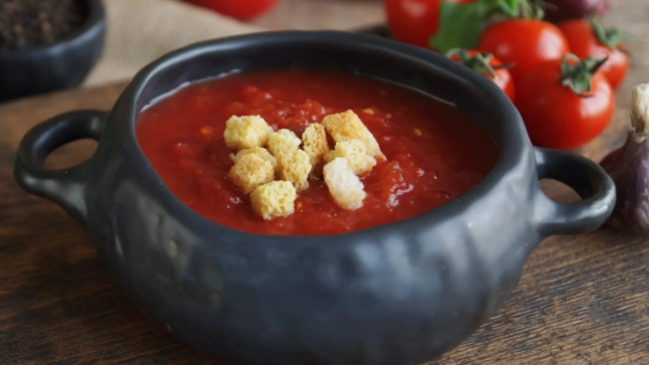 Homemade Cherry Tomato Soup