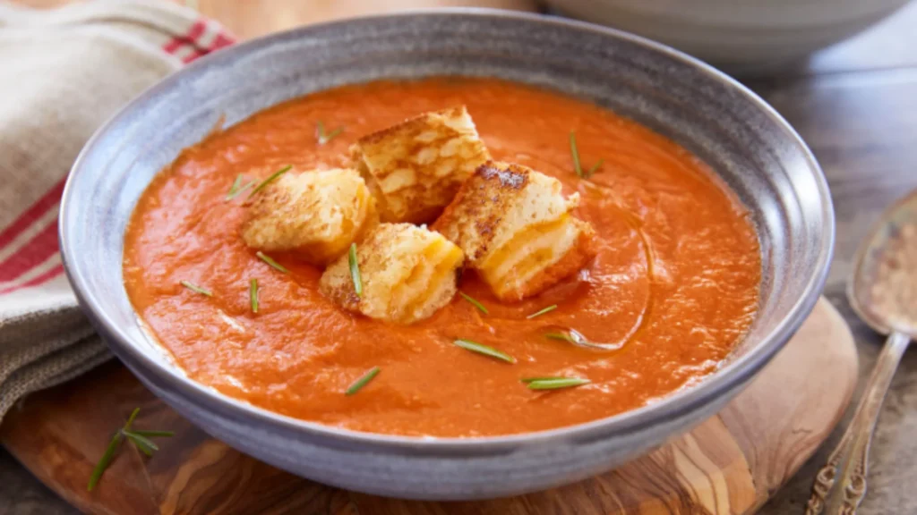 Mini Grilled Cheese And Tomato Soup