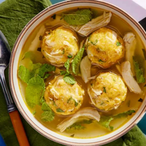Chicken Albondigas Soup