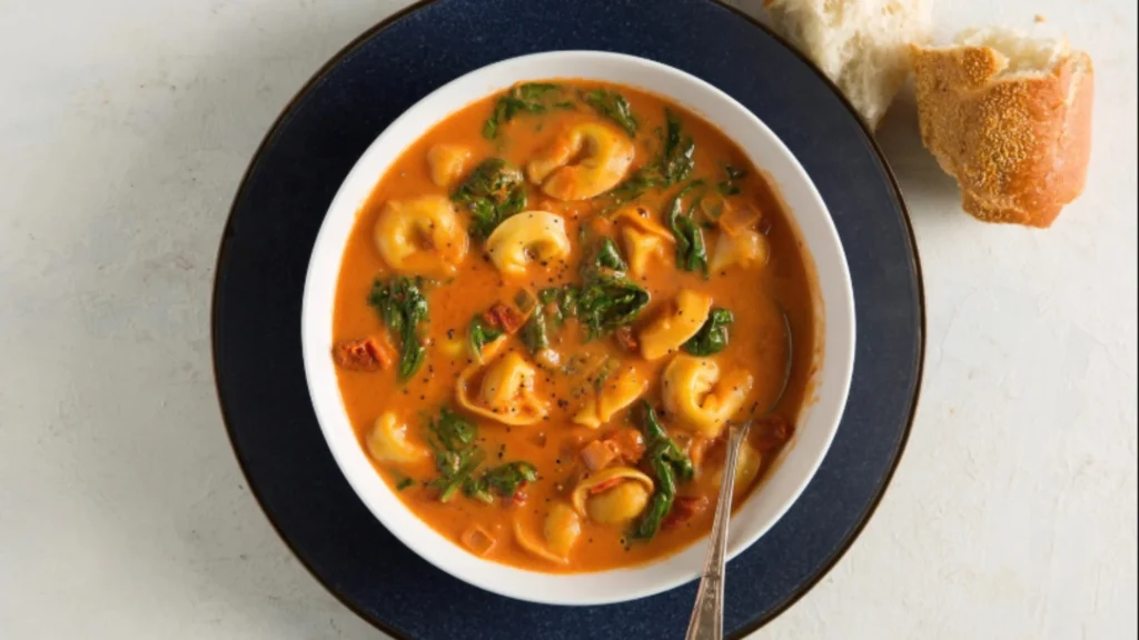 Sundried Tomato Tortellini Soup