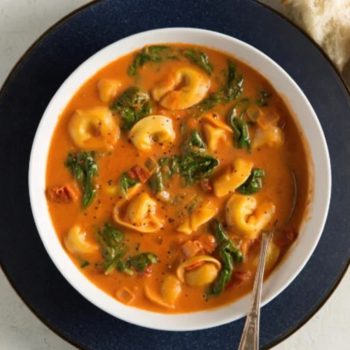 Sundried Tomato Tortellini Soup