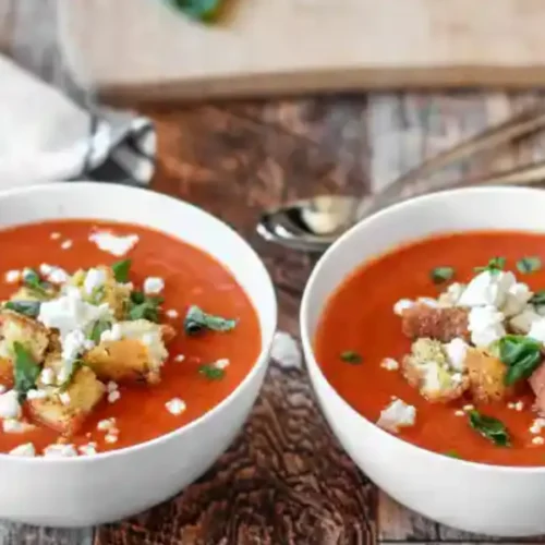 Tomato And Goat Cheese Soup